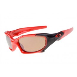Oakley Pit Boss In Polished Red-Vr28 Iridium