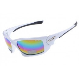 Oakley Scalpel In Polished White-Colorful