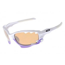 Oakley Limited Edition Fathom Racing Jacket In Polished White-Brown Iridium