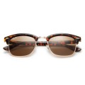 Ray Ban Rb3016 Clubmaster Tortoise-Light Brown
