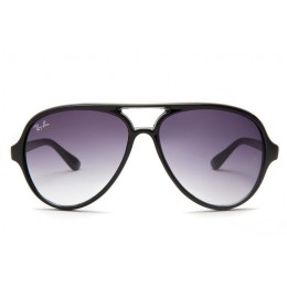 Ray Ban Rb4125 Cats 5000 Black-Clear Purple Gradient