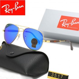 Ray Ban Rb3517 Hyper Blue-Gold With Black