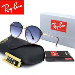 Ray Ban Rb3574 Blue-Gold With Brown