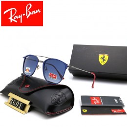 Ray Ban Rb3601 Blue-Gray With Red With Bule