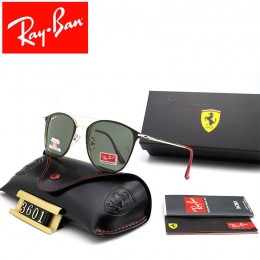 Ray Ban Rb3601 Green-Gold With Black With Red