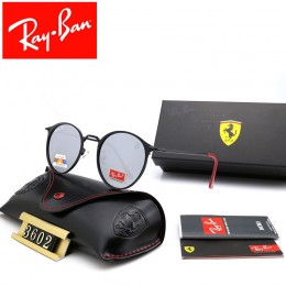 Ray Ban Rb3605 Silver-Black With Red