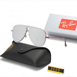 Ray Ban Rb3605 Silver-Red With Black