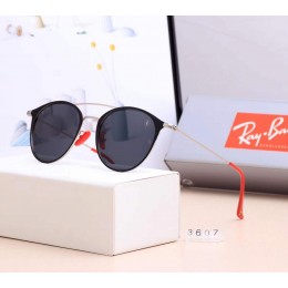 Ray Ban Rb3607 Black-Black With Silver With Red