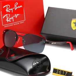 Ray Ban Rb3617 Black-Black With Red