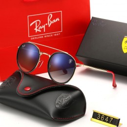 Ray Ban Rb3647 Blue-Gold With Red