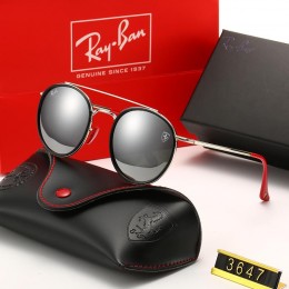 Ray Ban Rb3647 Gray-Silver With Red