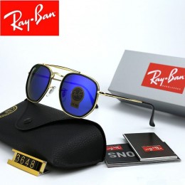 Ray Ban Rb3648 Mirror Dark Blue-Gold With Black