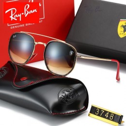 Ray Ban Rb3748 Brown-Gold With Red