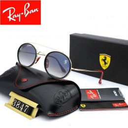 Ray Ban Rb3847 Blue-Gold With Red