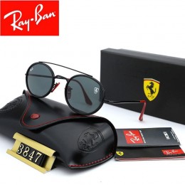 Ray Ban Rb3847 Gray-Black With Red