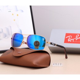 Ray Ban Rb4822 Aviator Blue-Gold With Black