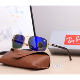 Ray Ban Rb4822 Aviator Dark Blue-Gold With Black